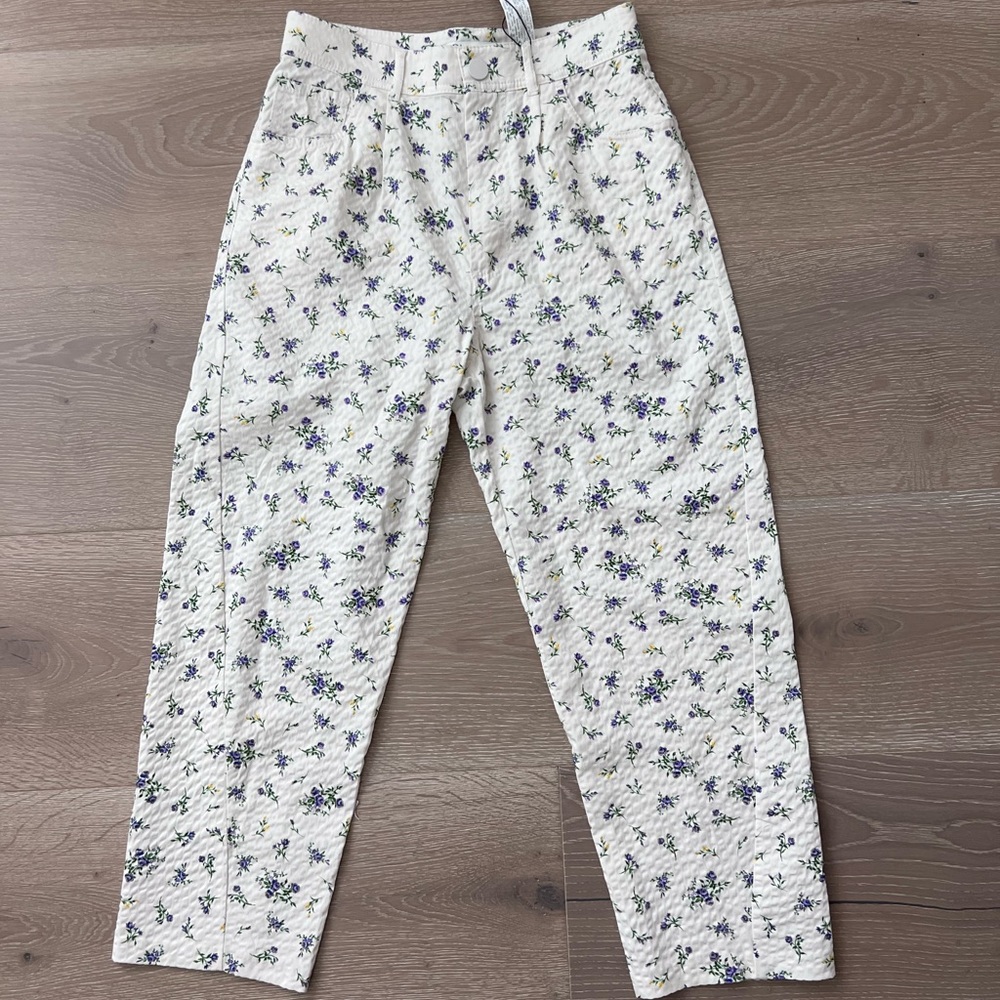 BNWT ZARA FLORAL PANTS